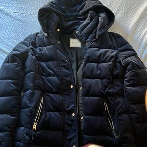 Navy blue winter jacket
